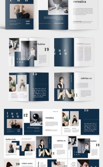template design magazine